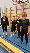 Ronja, Aksu ja Anna-Mari sekä Tiina