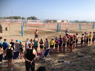 Minarilla Italiassa kesäkuussa 2014