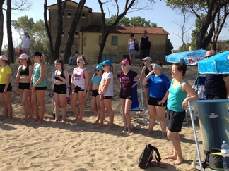 Minarilla Italiassa kesäkuussa 2014